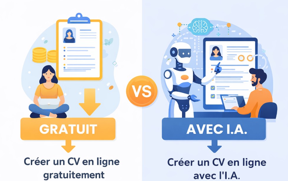 Créer un CV en ligne gratuitement ou avec l’IA : avantages, limites et vrai choix à faire